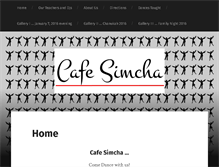 Tablet Screenshot of cafesimcha.org